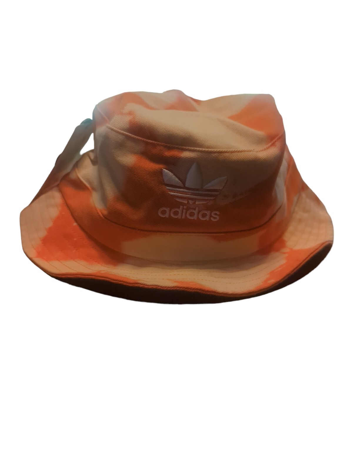 Adidas Unisex Color Wash Bucket Hat in Orange Brand New With Tags-image