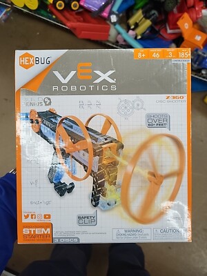 HEXBUG VEX Robotics Z-360 - Ripcord Disc Launcher - DIY Top Launcher Kit - ST...