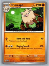 Primeape 57/165 Scarlet & Violet 151 Uncommon Pokémon TCG 2023