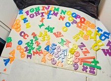 Plastic Letters Magnetic LOT of 168 Pieces Assorted 4 cm 's And Letters