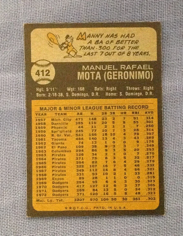 1973 Topps Pick a Card  EX-MT-NM-MT 331-494 $1 Shipping UPDATED ALL PICTURES - Image 3 of 3