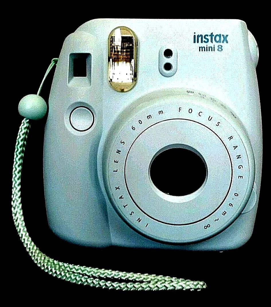 Sotavento cliente flauta Fujifilm Instax Mini 8 Ice Blue Instant Film Camera | eBay