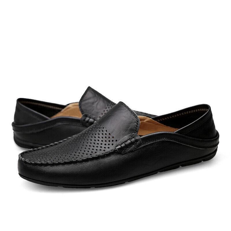 PANTOFOLA D’ORO Mocassini uomo casual pelle slip on barca guida ciabatte mules scarpe