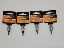 Great Neck 1/4" t-15 star socket 4pc