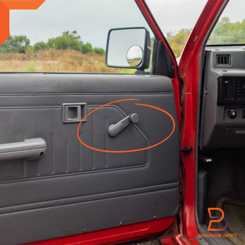 Складная рукоятка стеклоподъемника подходит для Mitsubishi Mighty Max Dodge Ram 50 Mirage 86-06 - Изображение 3 из 4