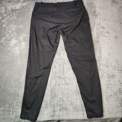 Lululemon Commission Pant Men's 36x34 Black Zip Pockets Classic Fit Preppy - Picture 5 of 21