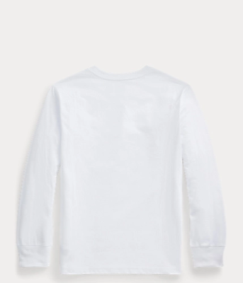 Polo Ralph Lauren X-Mass Bear LS jersey Shirt Sz L youth 14-16