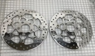 HARLEY FRONT rotors TRI GLIDE FREEWHEELER TRIKE POLISH TOURING