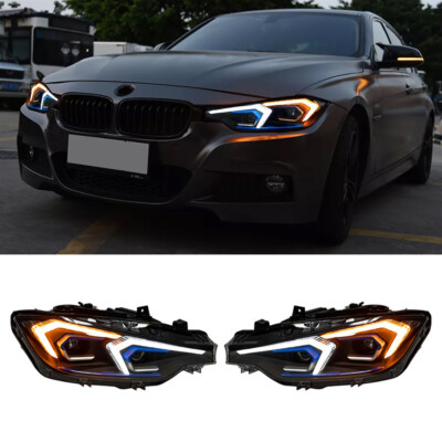 2x Dynamic LED Scheinwerfer Upgrade für BMW 3er F30 F35 2013-19 Laser Projektor