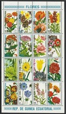 Equatorial Guinea - 1979 CTO NH 16v Flowers Flora