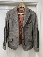 We Are Replay Ladies Tweed 50% Wool Dress Jacket/blazer Size M