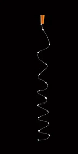 Tappo per Bottiglia con catena 20 LED da interno - Luce Fredda Natale