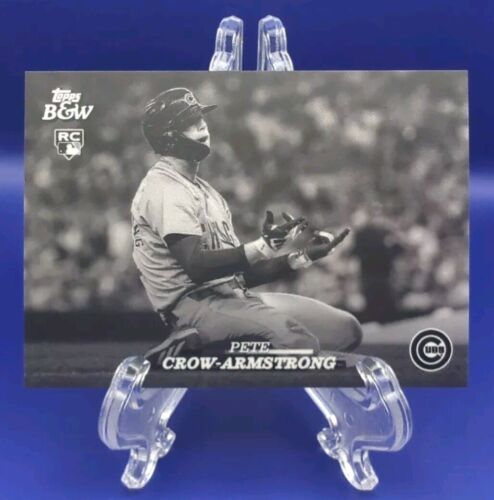 Pete Crow-Armstrong 2024 Topps Black and White Image Variation SP Rookie #60-SP