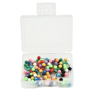 100pcs/Box Rig Safe Spare Pins Carp Fishing Rigs Box Line Winder Pin Round Head