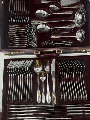 Nivella Solingen Stainless Steel 18/10 w/ gold plated accents 70