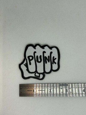 PUNK FAUST - PUNCH - BÜGELBILD GEWEBTER PATCH - PUNK
