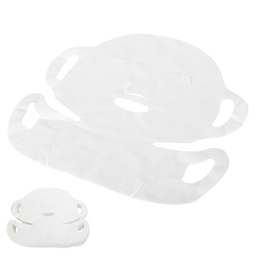 100Pcs Usa E Getta Maschera Viso Carta Cotone Fai-da-te Viso Cura Della Pelle Ac - Foto 2 di 12
