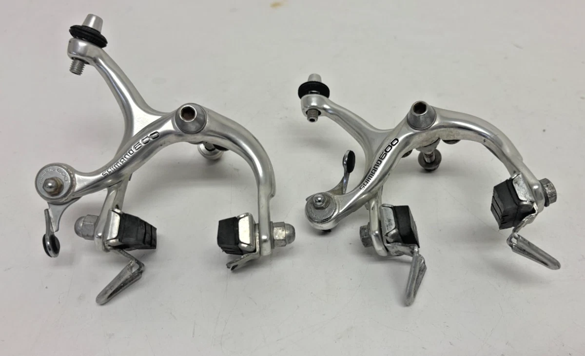 Étriers De Frein Shimano 600 BR-6208 Vintage – Argent – Pour Pièces Ou Réparation