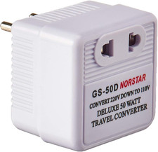 50 Watt Step down Converter - International Travel Converter - 220-240 V to 110-