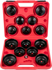 &Ouml;lfilter Steckschl&uuml;sselsatz Bechersteckschl&uuml;ssel 14teilig Werkzeugsatz 65-100mm