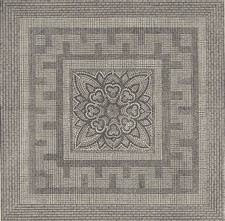 ROMAN LONDON. Ancient Roman pavement found in Threadneedle Street, 1841 c1880