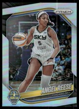 2025 Panini Prizm WNBA #92 Angel Reese Silver Prizms