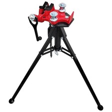 Tripod Pipe Chain Vise 1/8''-5'' Portable and Foldable Support-type Pipe Pliers