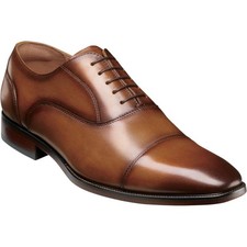 Florsheim Sorrento Cognac Smooth Leather Cap Toe Balmoral Oxford (USA Men Size)