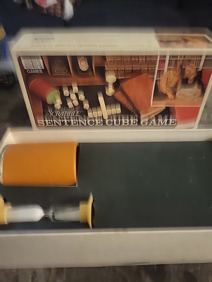 Vintage Scrabble Brand Sentence Cube Game Dice 1971 Selchow Righter Family - Image 3 of 4