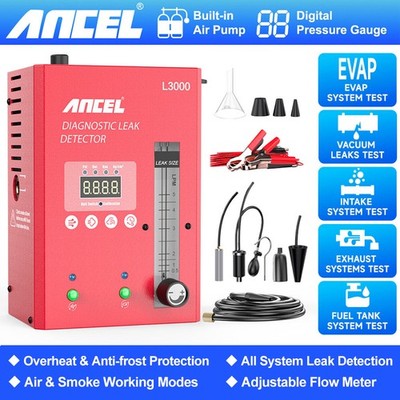 Ancel L3000 EVAP Smoke Machine Leak Detector Vacuum Fuel Tester Diagnostic Tool