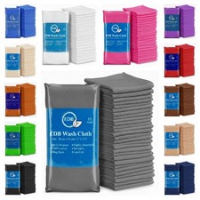 Face Towels Flannels 100% Egyptian Cotton Soft Wash Cloths 30 x 30 cm Face Cloth