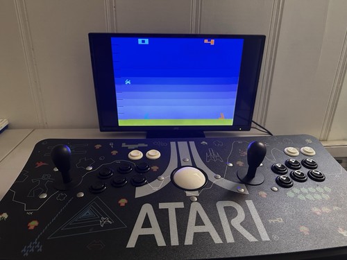 Atari Arcade Fightstick USB Dual Joystick Micro Retro Gaming