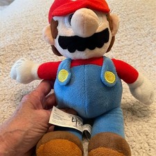 Nintendo Super Mario Plush Toy 10" Stuffed Animal 2021 Washable