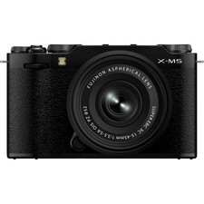 New FUJIFILM X-M5 Mirrorless Camera with XC 15-45mm f3.5-5.6 Lens Black  45711