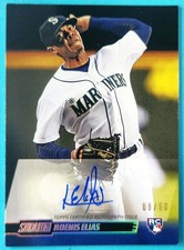 2014 Topps Stadium Club Rainbow Autograph Roenis Elias 08/50 #SCA-RE Mariners RC