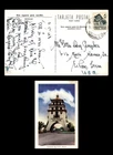 Mayfairstamps Mexico to El Paso TX Bell Tower Postcard aax_13413