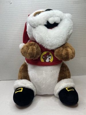 Bucees Buc-ees Santa Bucky Beaver Christmas Plush 12 Inches 
