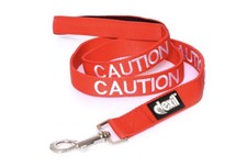 Caution Red Color Coded 2 4 6 Foot Padded Dog Leash Do Not 4 Leash,