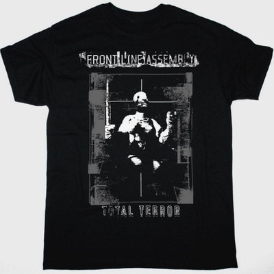 FRONT LINE ASSEMBLY TOTAL TERROR T Shirt Black All Size S-5XL AL1138
