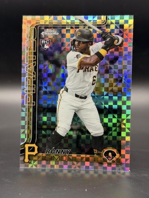 Ronny Simon 2025 Topps Chrome Update #USC35 RC X-Fractors Pirates Rookie