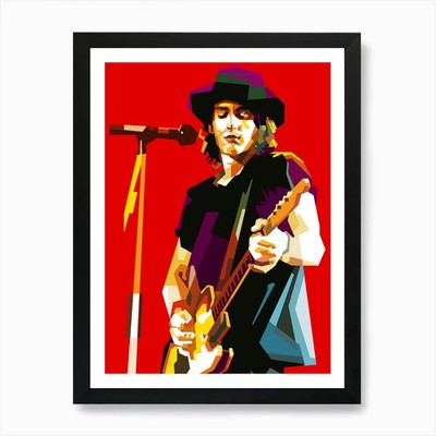 Izzy Stradlin Pop Art WPAP is an Am gerahmtes Wandbild Poster Leinwanddruck Bild