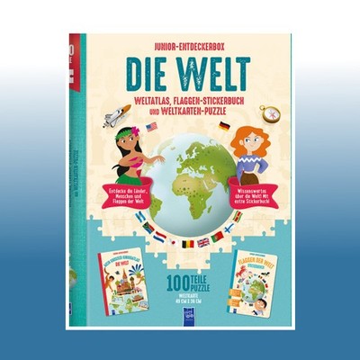 Junior-Entdeckerbox - Die Welt, m. 1 Beilage, 2 Teile | Ungelesen