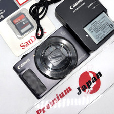 Canon PowerShot SX620 HS Black Camera w/ Battery Charger SD Strap Tested JP
