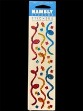Vintage Hambly Streamers Stickers NIP Prismatic 