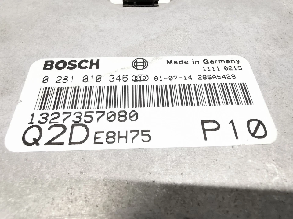 0281010346 CENTRALINA MOTORE / 1327357080 / 2539731 PER PEUGEOT BOXER AUTOBUS 2 - Immagine 3 di 4