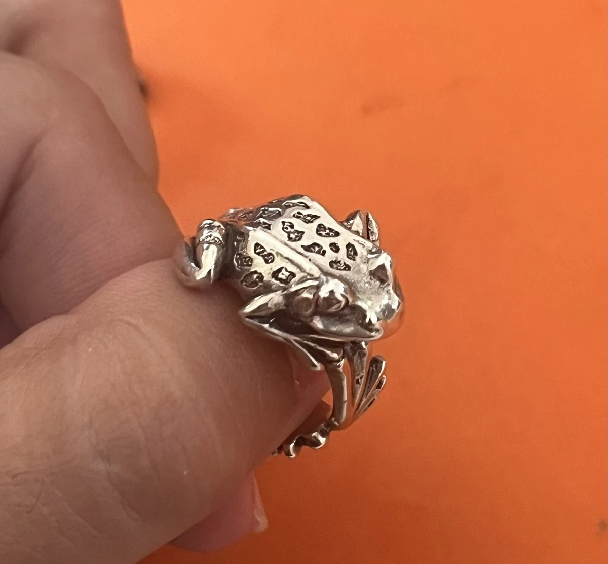 James avery frog best sale ring