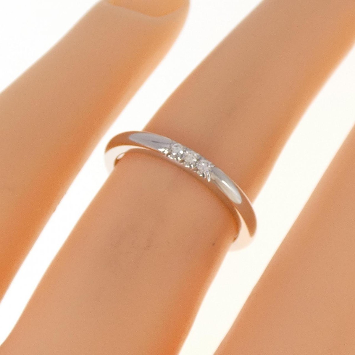 ティファニーバンドリング 極美品！ TIFFANY&Co. Tトゥルーリング 10号 （ティファニー