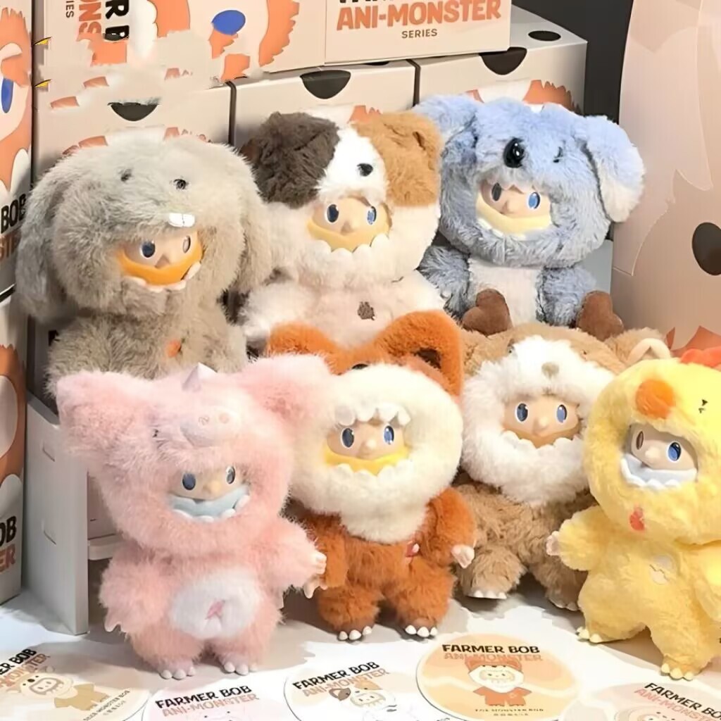 Farmer bob ani-monsterシリーズぬいぐるみまとめ売り F.UN FARMER BOB ANI-MONSTER Series Plush Toy Blind Box Confirmed
