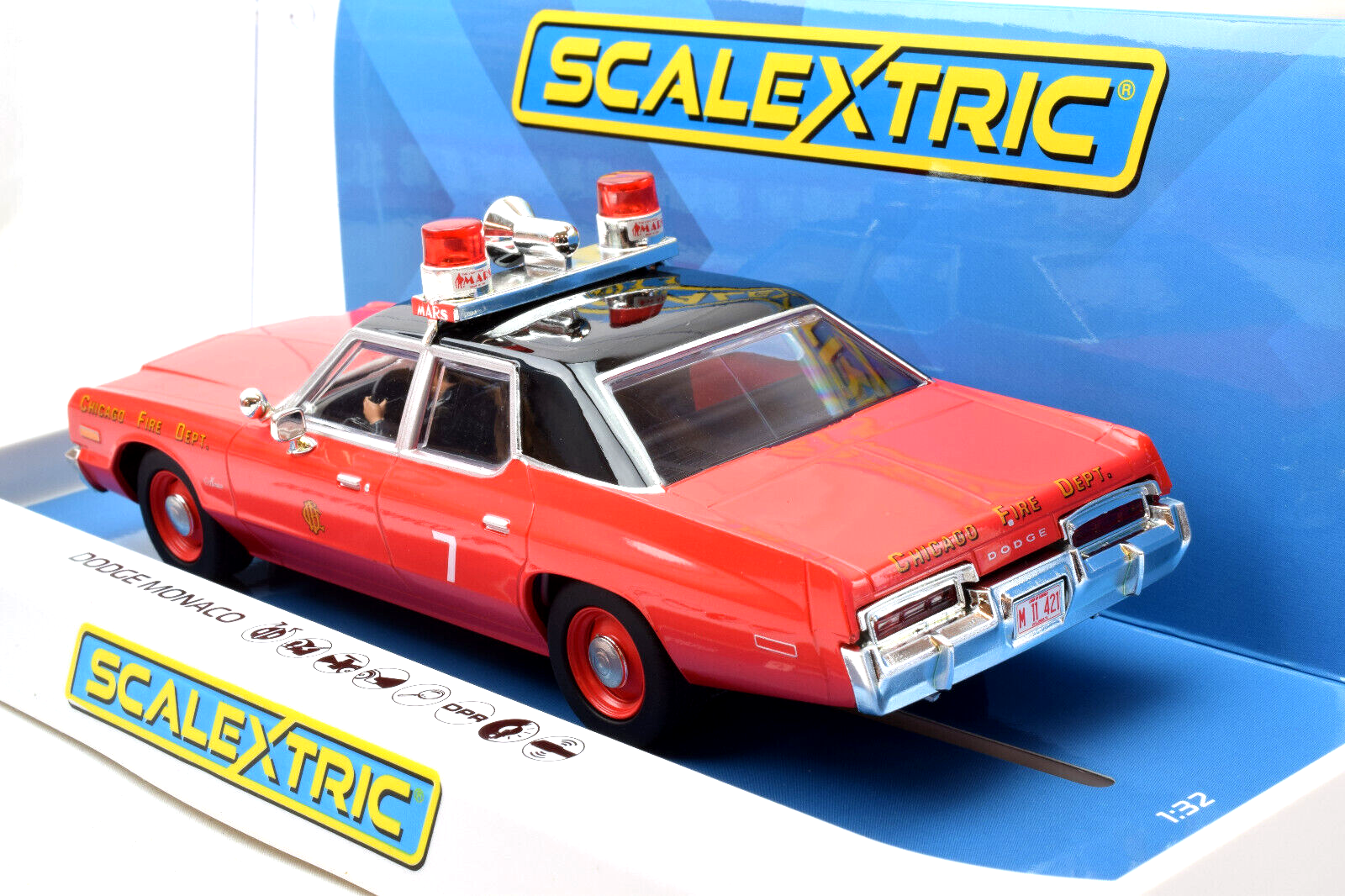 Circuit Scalextric Voiture Scalextric Dodge Monaco Pompiers De Chicago Circuit Scalextric Voiture Scalextric Dodge Monaco Pompiers De Chicago