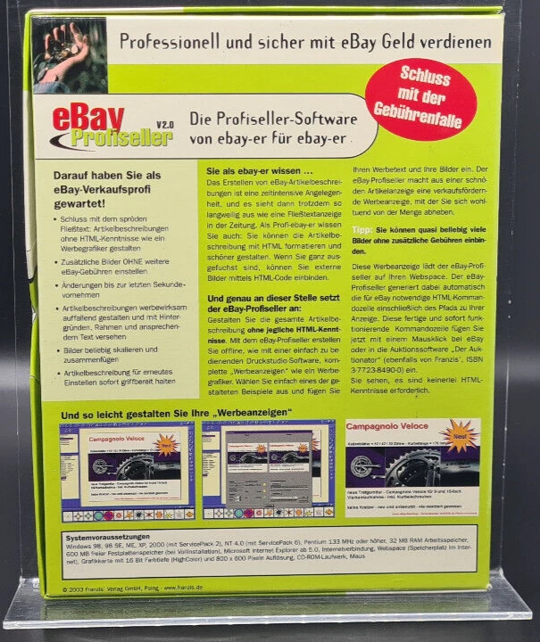 Profiseller 2.0 Ebay IBM CD-Rom PC Software Big Box Franzis Verlag - Bild 2 von 4